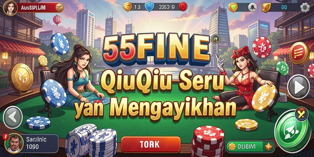 Screenshot gameplay QiuQiu yang menampilkan momen seru.