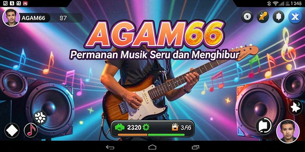 Gameplay AGAM66 yang seru dengan tantangan musik