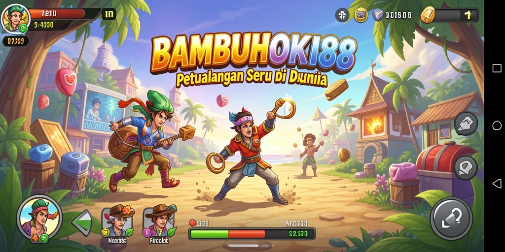 Tampilan gameplay seru dan menantang di BAMBUHOKI88.