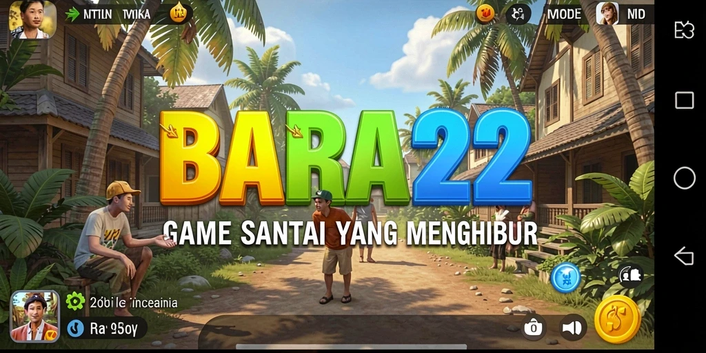 Tampilan gameplay BARA22 yang seru dan mengasyikkan.