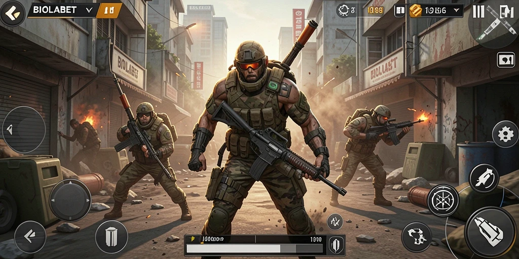 Tangkapan layar gameplay BIOLABET menampilkan aksi seru dan grafis yang memukau.