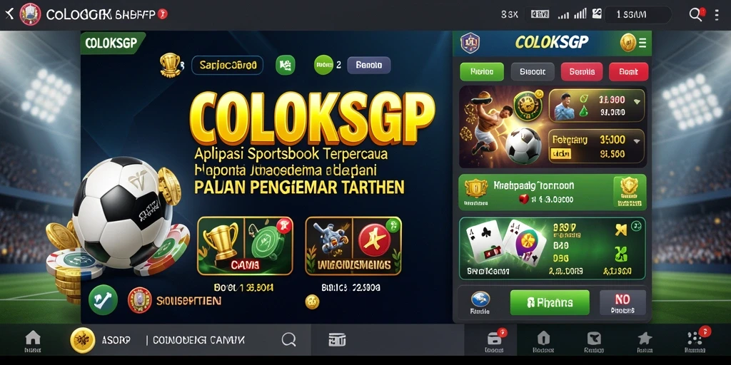 Tampilan interaktif saat pengguna memasang taruhan di COLOKSGP.