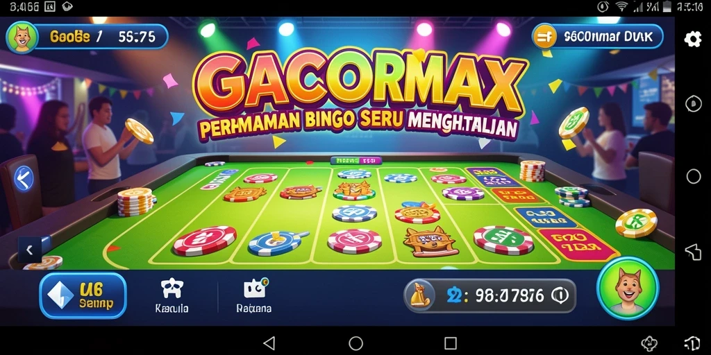 Screenshot gameplay GACORMAX menampilkan keseruan bermain Bingo.