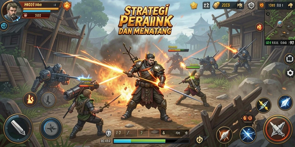 Screenshot permainan H03 dengan aksi strategi yang mendebarkan.