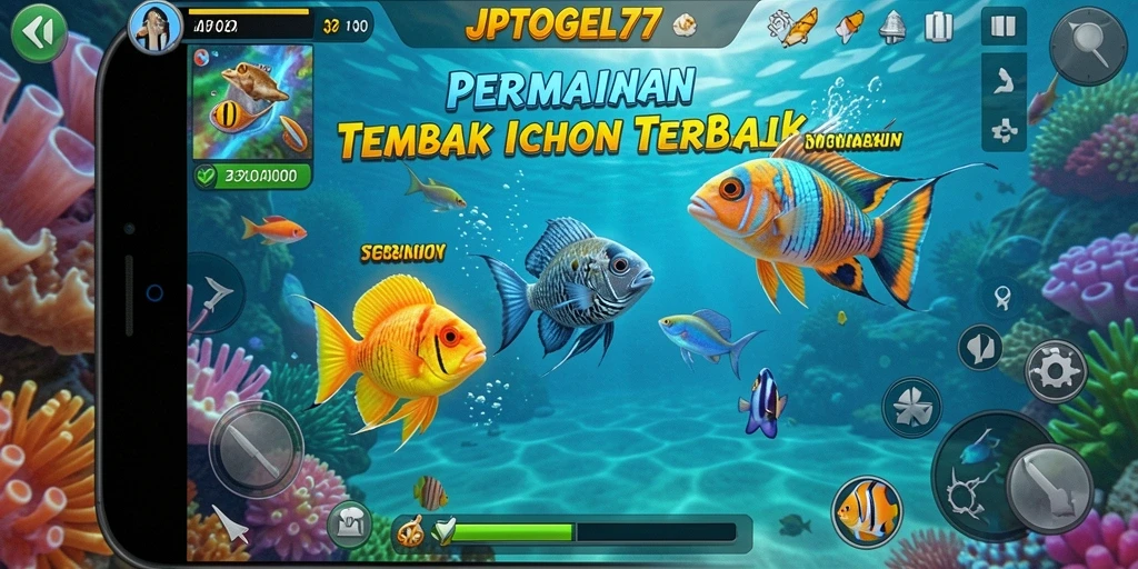 Tampilan menawan saat bermain JPTOGEL77 dengan ikannya.