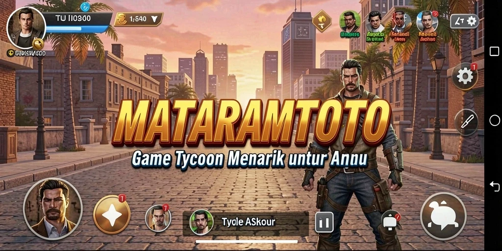 Gameplay menarik yang menggambarkan seorang Tycoon sukses.