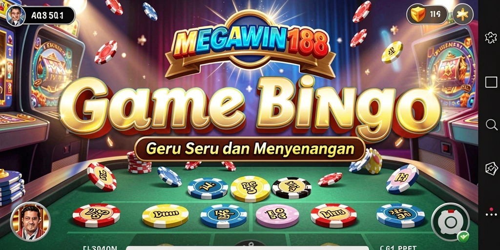 Screenshot gameplay MEGAWIN188 menampilkan momen seru saat bermain Bingo.