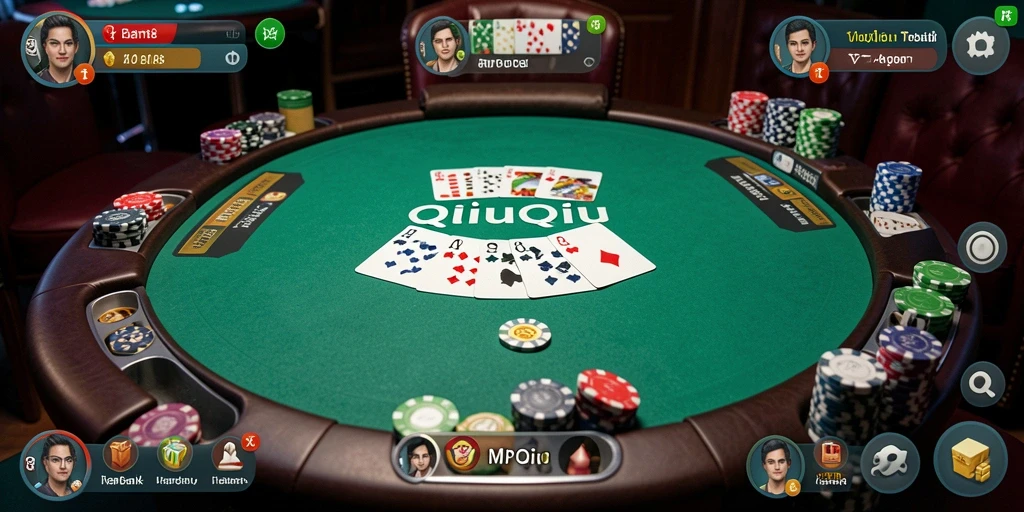 Tampilan gameplay seru dari MPO08 QiuQiu.