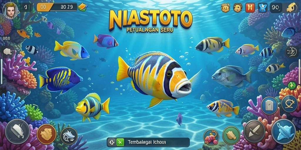 Screenshot NIASTOTO menampilkan gameplay seru Tembak Ikan.