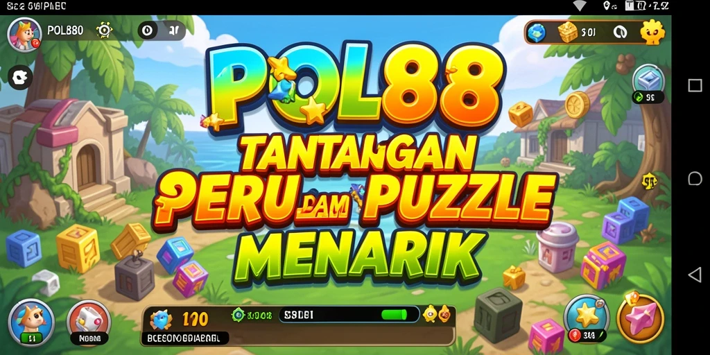 Tangkapan layar gameplay <strong>POL88</strong> menampilkan aksi menyusun teka-teki.