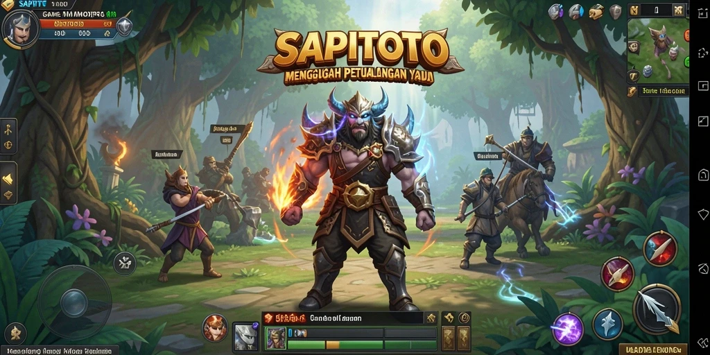 Gameplay yang menegangkan dalam SAPITOTO dengan dunia yang luas.
