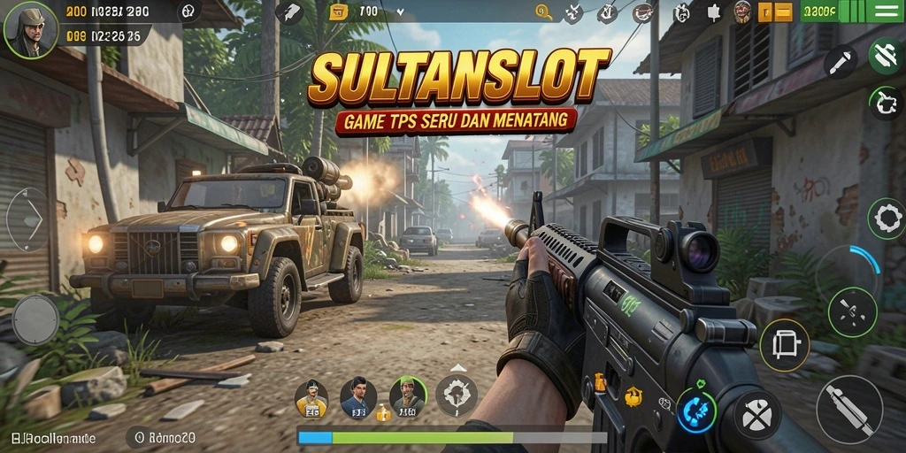 Gameplay seru SULTANSLOT dengan aksi tembak-menembak yang mendebarkan.