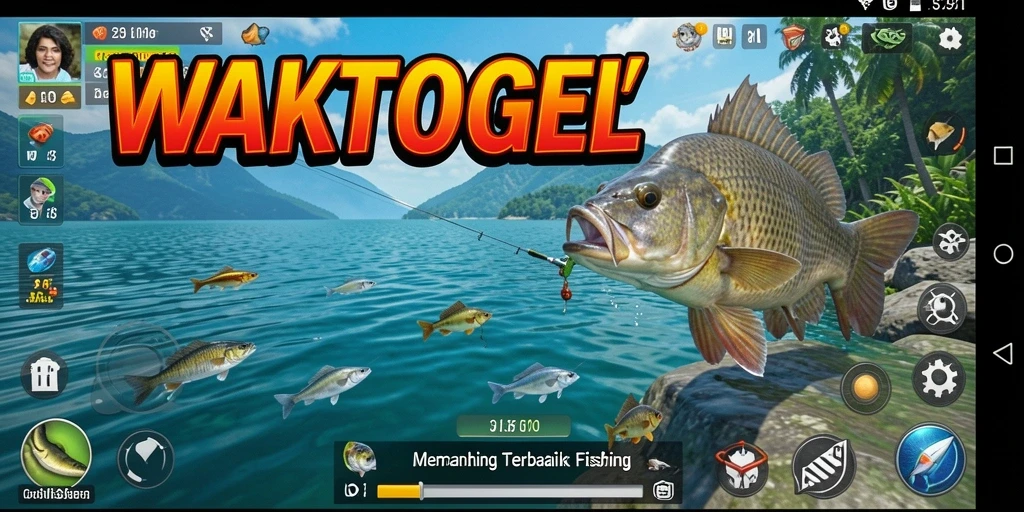Tampilan menarik dari gameplay WAKTOGEL yang menampilkan aktivitas memancing.